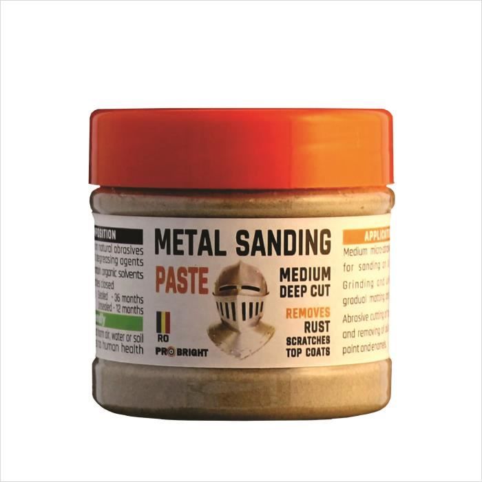 Lux Metal Polish Ultra Fine FL 250g – Pâte Polissage Métaux Miroir Inox Aluminium Laiton Cuivre Or Argent Chrome