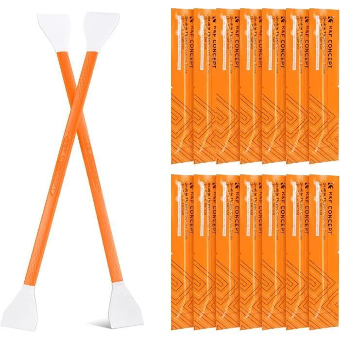 Xzeemo 100 Bâtonnets Nettoyage En Mousse - Écouvillons Pour Imprimante, Lentilles, Électronique