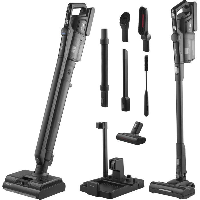 Lave sol aspirant sans fil SENCOR SVW 8872BK Dual Power Mop double brosse Filtre HEPA inclus Sols durs