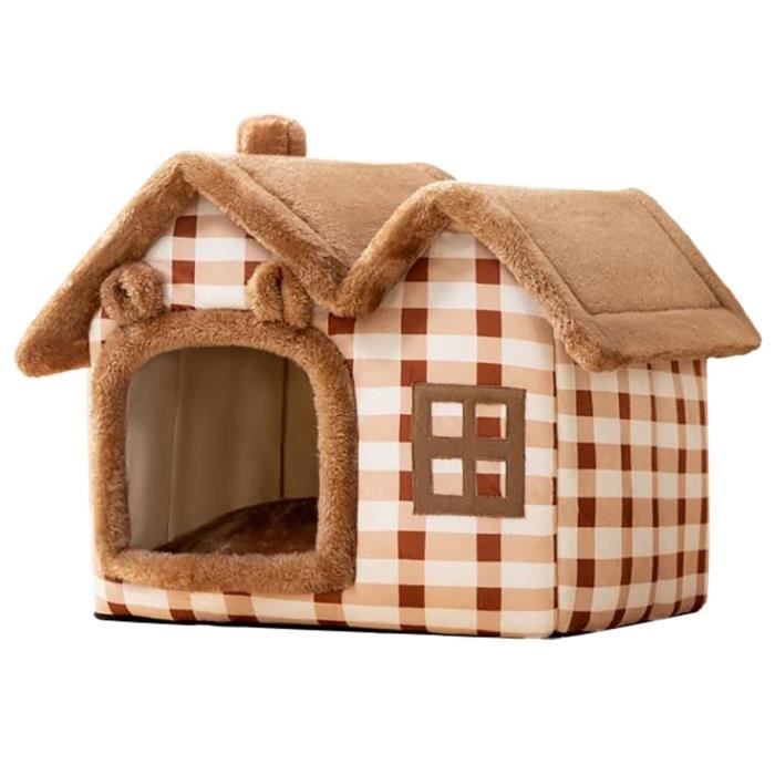 Meilleurs prix pour Shipenophy Plush Cat House Cave Chaleureux Fermeture Confortable pour l'Hiver