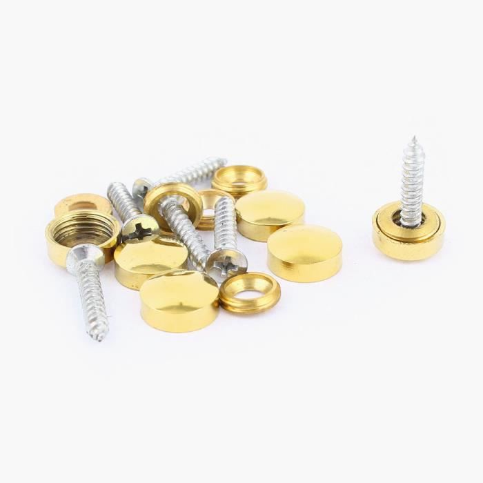 8X Acier Inoxydable Bouchon De Décoration Miroir Vis oi 8X Acier Inoxydable Bouchon De Décoration Miroir Vis oi