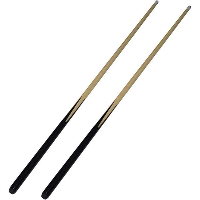 Lot De 2 Queues De Billard 121,9 Cm - Pour Enfants Et Espaces Restreints, Avec Pointes De Rechange - 14