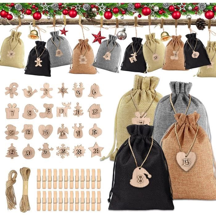 Sacs Père Noël En Velours Personnalisés – Sacs Cadeaux De Noël Personnalisés | Bas De Noël De Luxe | Sac De Noël Personnalisé | Papier Cadeau Des Fêtes Réutilisable - France