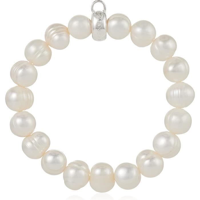 Bracelet Thomas Sabo Argent Sterling 925 - Avec Perle Blanche - Neuf Avec étiquettes, Référence AIR-A1323