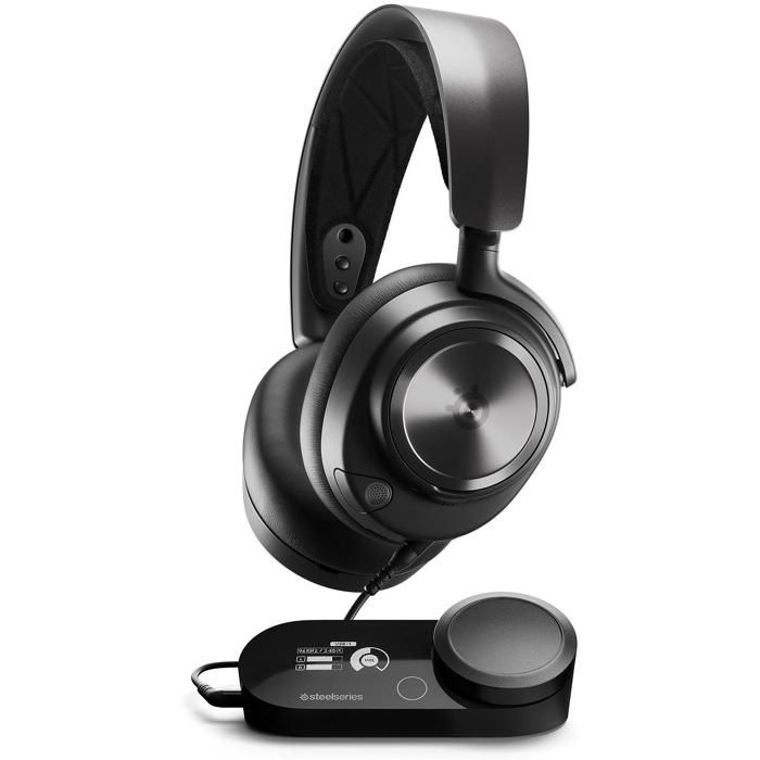 Casque-Micro Gaming STEELSERIES Arctis Nova Pro Filaire Multiplateforme Noir