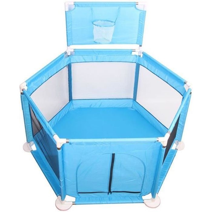 Parc Pour Bébé, Parc D'activités De Sécurité Avec Porte En Maille Respirante -BoîteOuverte