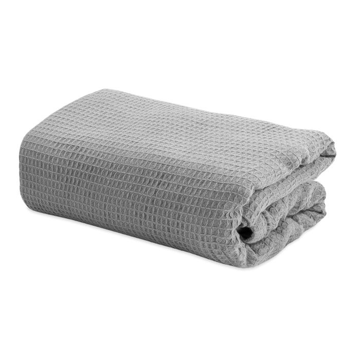 Couvre-lit Gris Couvre-lit - Couch Throw Couvre-lit Blanket Quilt Couvre-lit 150x200 cm coton avec piqué gaufré