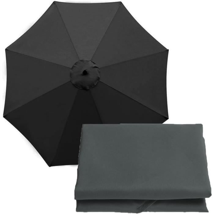 IMUNKT Toile De Rechange pour Parasol Carré Et Rectangulaire, Parasol Auvent De Rechange, 250x250cm 300x300cm, Toile Parasol Extérieur pour Marché Plage Jardin(Blue,250x250cm/8.2x8.2ft