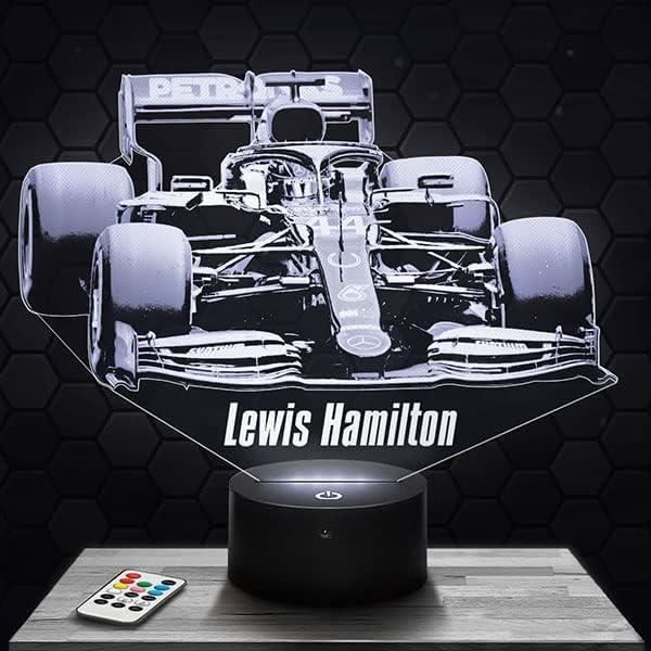 Lampe De Chevet - Veilleuse Tactile Formule 1 Lewis Hamilton F1