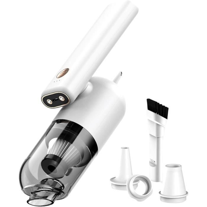 Aspirateur Portable Sans Fil 14500Pa - Puissant Nettoyage Voiture Et Maison
