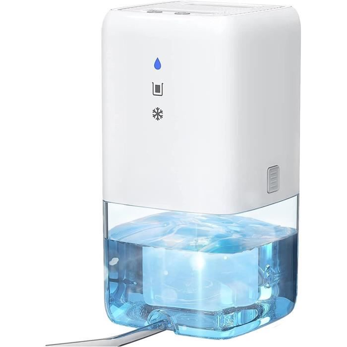 Déshumidificateur QEXREED 1800ml - Double Semi-conducteur - Silencieux - Pour Chambre, SdB