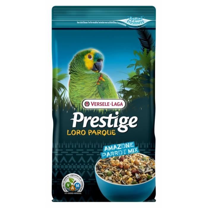 Mélange de graines - VERSELE-LAGA - Loro Parque Parrot Mix Amazone - 15 kg - Adultes/Seniors - Pour perroquets