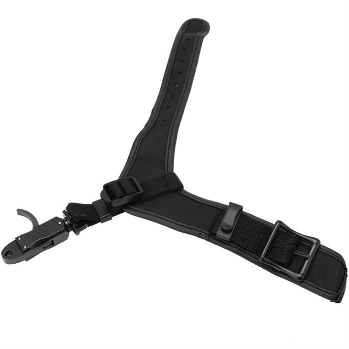 Accessoire Chasse Précision Déclencheur Arc à Poulies ANCLLO - Sangle Poignet Réglable Droite/Gauche Sangle Poignet Tir
