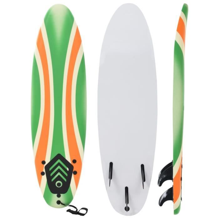 Planche de surf - VIDAXL - Boomerang - XPE souple - Bonne flottabilité - Noir
