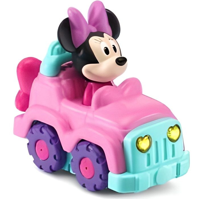 VTECH Le 4x4 magique de Minnie - Voiture musicale Disney - Aventures et  decouvertes - Tut Tut Bolide Fille - Rose, Version FR - Cdiscount Jeux -  Jouets