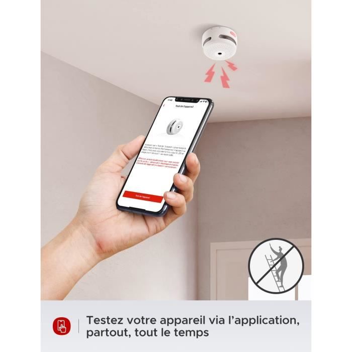 Détecteur De Fumée Connecté X-Sense SD11-MR31 – Alerte Via App, Mode Nuit, Partage Familial – Compatible Station SBS50
