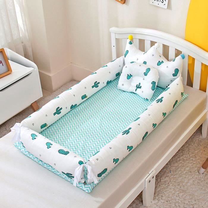 Cosy Bébé Nid Bébé Portable Pod Cocoon - 90x50cm - Coton Respirant - Pour Nouveau-né Et Nourrisson - Rose Nid Bébé Nouveau-né