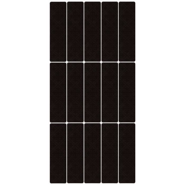 Tapis D'escalier Antidérapants Auto-adhésifs - Lot De 15, Dimensions 76x20cm, Lavables | Pour Marches En Bois, Sécurité Enfants, Chiens, Personnes âgées