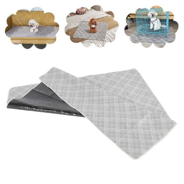 Meilleurs prix pour Coussinets lavables pour pipi pour chien, Coussinets Réutilisables pour Chiots, Tapis Anti-dérapant Super Absorbant Chien M JR033