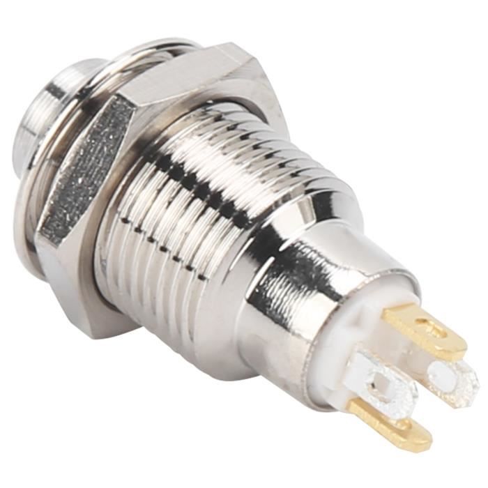 Interrupteur à bouton-poussoir - ZJCHAO - Métal - Vert - IP65 ...