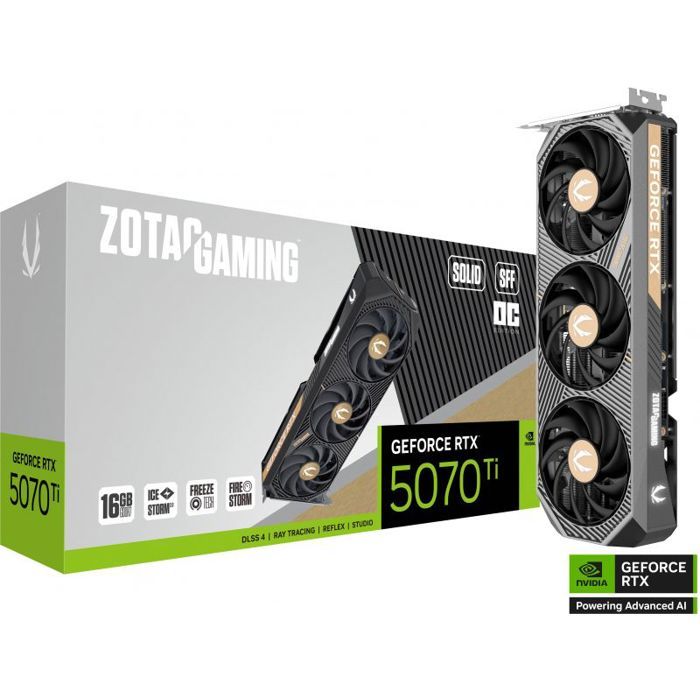 Carte Graphique Zotac GAMING GeForce RTX 5070 Ti SOLID SFF OC – 16 Go GDDR7, PCIe 5.0 - vue 5