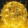 20cm extérieur boule lumières LED LED étanche suspension boule lampe jardin lumière arbre parc  - Modèle: warm white  - MILEDCA14304-1