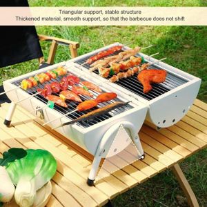 Grille Double Barbecue ALPGRILL - 50x50 Cm, Acier Inoxydable Zingué | Cuisson Extérieure