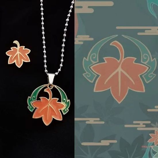 Collier Genshin Impact - Bijou Cosplay Et Cadeau Pour Fans | Chaîne Alliage 27 Cm