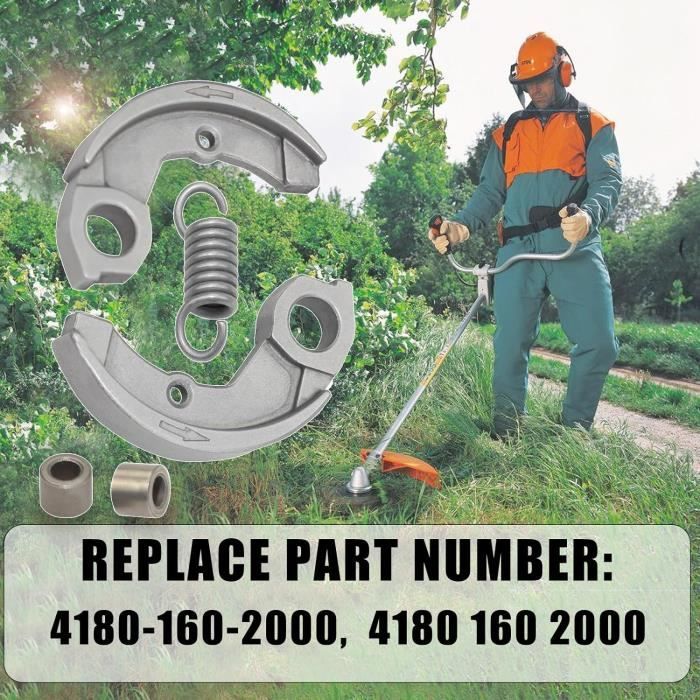 WOWOWO 2 Pièces Débroussailleuse Pièces Embrayage Ressort Tondeuse à Gazon Tondeuse à Gazon Tronçonneuse Pièce De Rechange