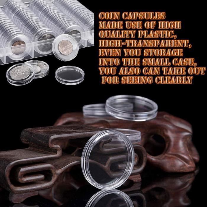 Zerone supports de collection de pièces en plastique Tubes de stockage
