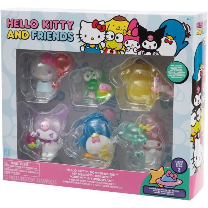 Coffret 6 figurines - GPTOYS - HELLO KITTY - HKT11 - Collection