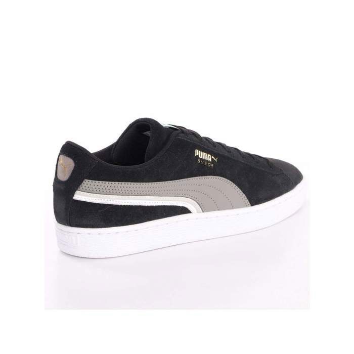 Baskets Puma SUEDE Noir Cdiscount Chaussures