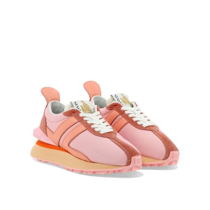 LANVIN FEMME FWSKBRUBNYLOP225252 ROSE CUIR BASKETS Rose Cdiscount Chaussures