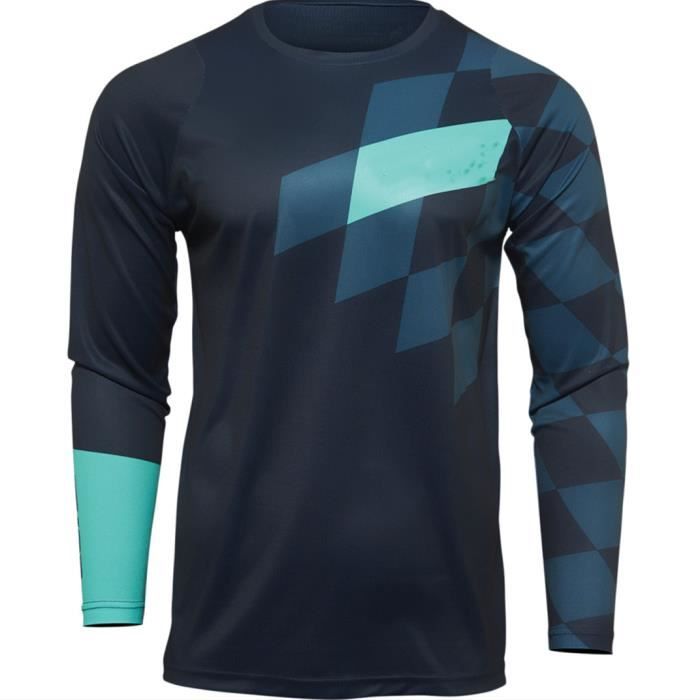 INBIKE Maillot Cyclisme Manches Longues Homme - 3 Poches, Respirant Et Confortable Pour Route Et VTT