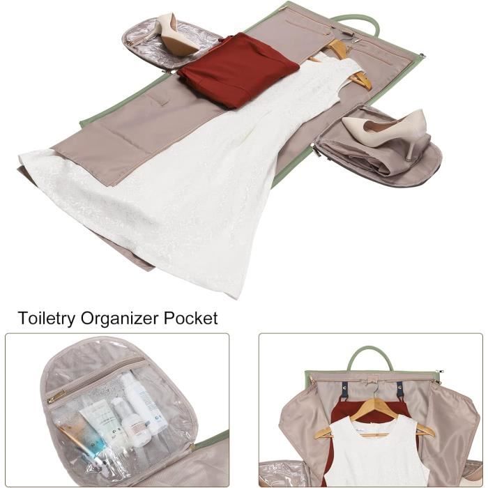 MODOKER Sac à Vêtements Avec Bandoulière - Sac Transport Suspendu Anti-Plis Voyage Homme Femme