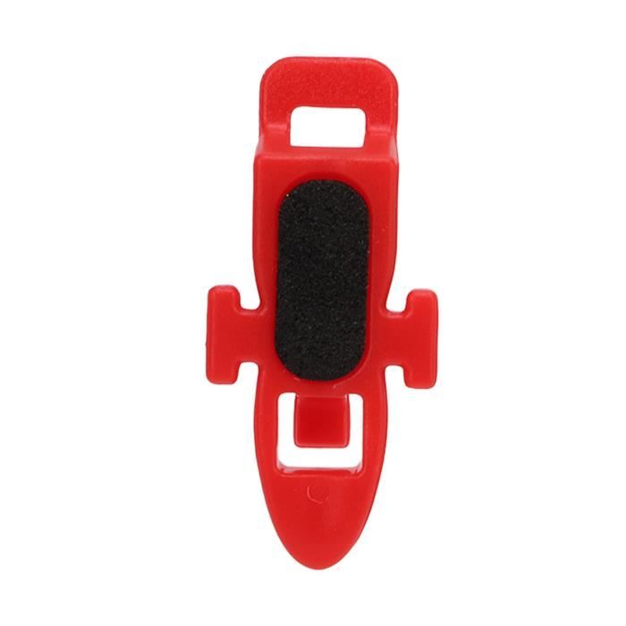 Porte-hameçon En Plastique Avec Anneaux En Caoutchouc Pour Canne à Pêche – Lot De 10, Maintien Sûr De L’appât