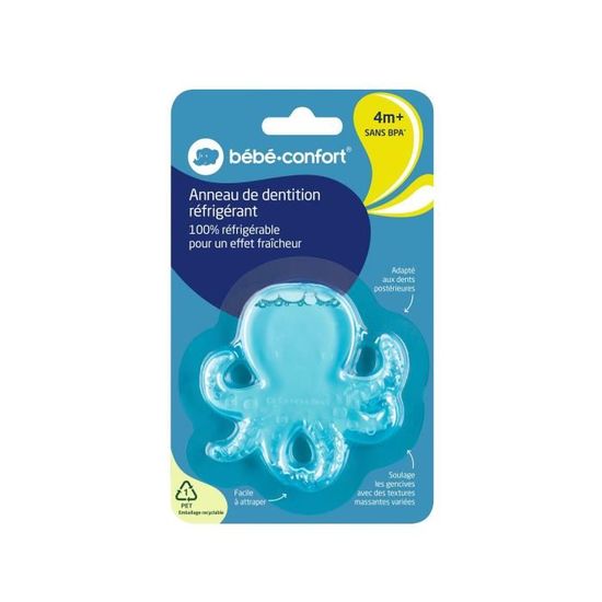 BEBE CONFORT Anneau De Dentition Refrigerant Octopus Bleu