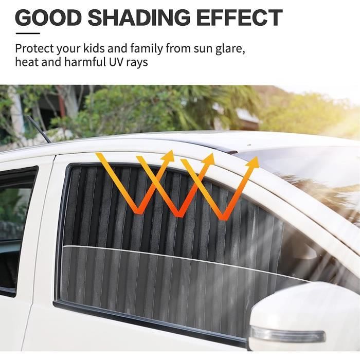 Rideau de protection solaire pour voiture, magnétique pour éviter