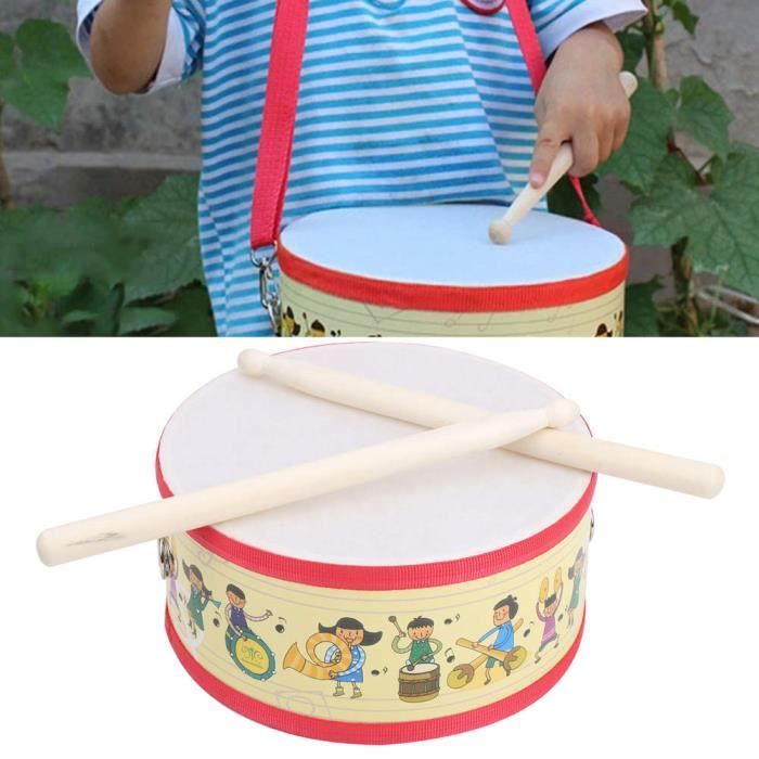 Qiilu Sac de tambour à main Mini Tambour Éthéré 5,5 po Tambour de