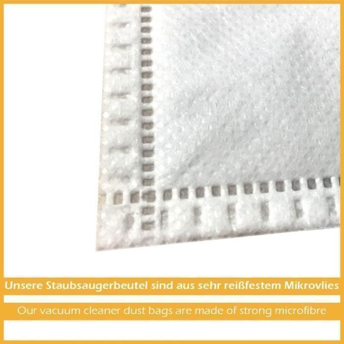 Lot De 10 Sacs D'aspirateur De Rechange Pour Hoover Style H H81/H81 Pure Epa/Telios Extra Canister, Sacs De Microfiltration Facilement Remplaçables