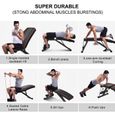 YOLEO Banc de Musculation Pliable Multifonction Sit-up Fitness Musculation Bras Gym Domicile Bureau ---Allemagne Stock-3