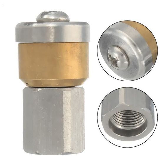 Acier Inoxydable 3/8" Pénétrateur de tuyère pour des égouts et vidange Nettoyage jetter Acier Inoxydable 3/8" Pénétrateur de tuyère pour des égouts et vidange Nettoyage jetter