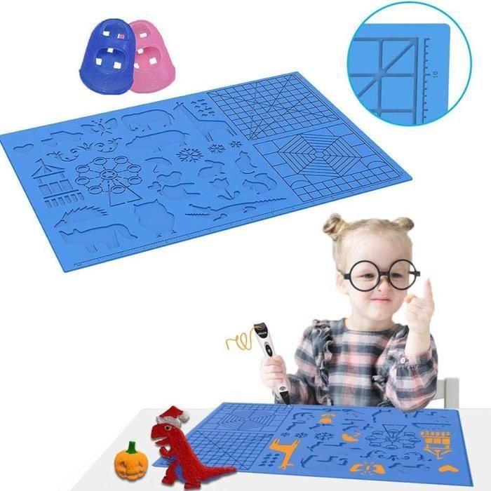 3d Pen Mat Grand multi-forme de stylo d'impression 3D Silicone Mat 3d