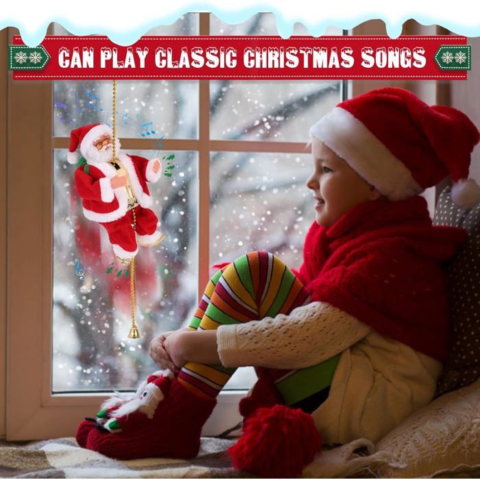 Jouet Père Noël Twerk Dansant Électrique - Peluche Musicale Qui Secoue Les Fesses Pour Fêtes De Noël Amusantes