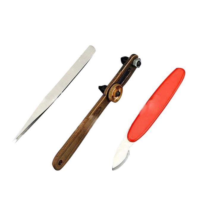 Kit Outils Réparation Montre - Pince à Barres à Ressort Acier Inoxydable - Pour Bracelet Métal/cuir