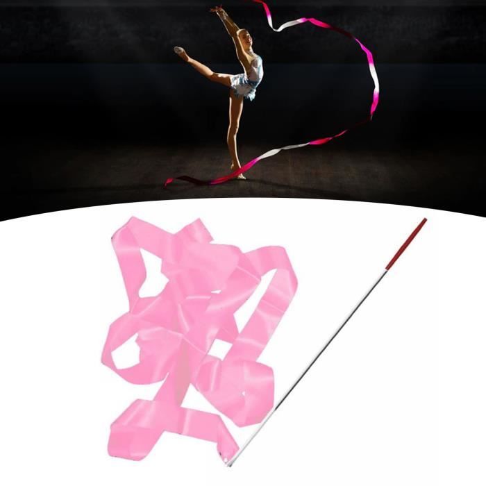 Ruban de Danse Gymnastique Rythmique 4M Cadeau Fille- Rose - Cdiscount Sport