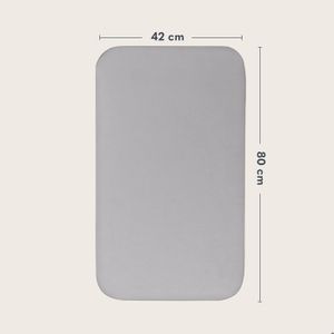 FlyIdeas Lot de 3 Draps Housses Cododo 50x83 cm en Coton Bio - 2 Draps FlyIdeas Lot de 3 Draps Housses Cododo 50x83 cm en Coton Bio - 2 Draps