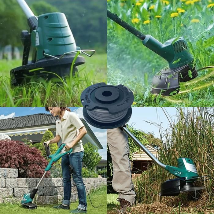 Bobine de fil pour Coupe-bordure copatible avec Bestgreen, Green Cut, Qualcast, Ryobi