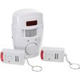 Alarme maison ELRO - Mini avec détecteur infrarouge et 2 télécommandes-0