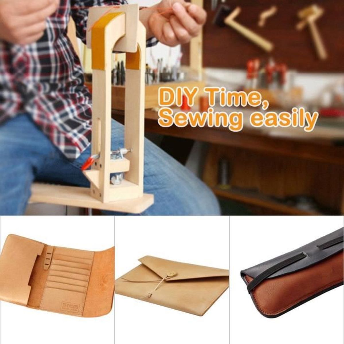 Pince à Poney Bureau À Coudre Outils en Cuir Artisanat Pince Lacing DIY Pince à Poney Bureau À Coudre Outils en Cuir Artisanat Pince Lacing DIY
